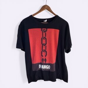 Django Unchained Graphic Tee - Black with Red Print size Medium